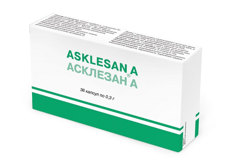 Асклезан А капс. 0.3г №36 в Медведово