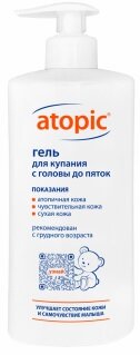 Атопик гель д/купания с головы до пяток 400мл