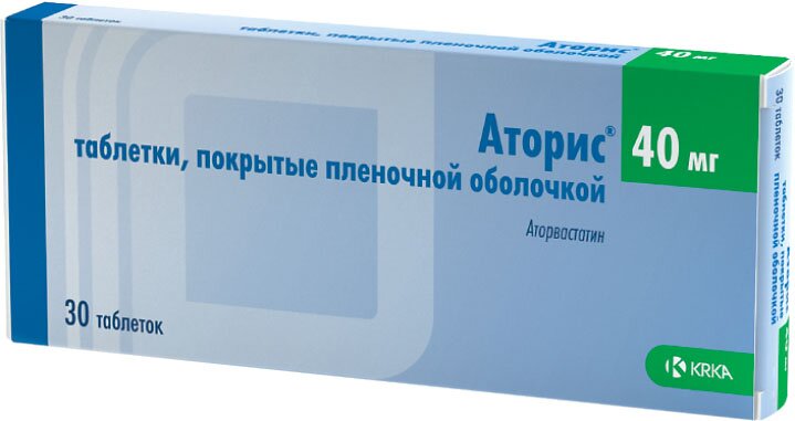 Аторис таб. п/о 40мг №30 в Воронеже