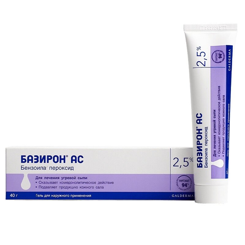 Базирон АС гель 2.5% 40г