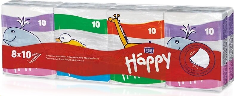 Белла Беби хэппи платочки дет. мини звери №10*8