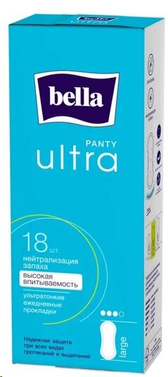 Белла Панти ультра прокладки ежедн. длинные №18