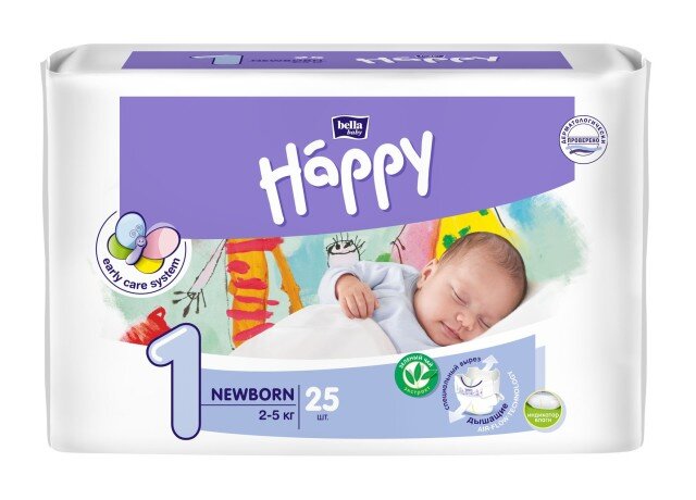 

Белла хэппи Подгузники ньюборн (2-5кг) №25