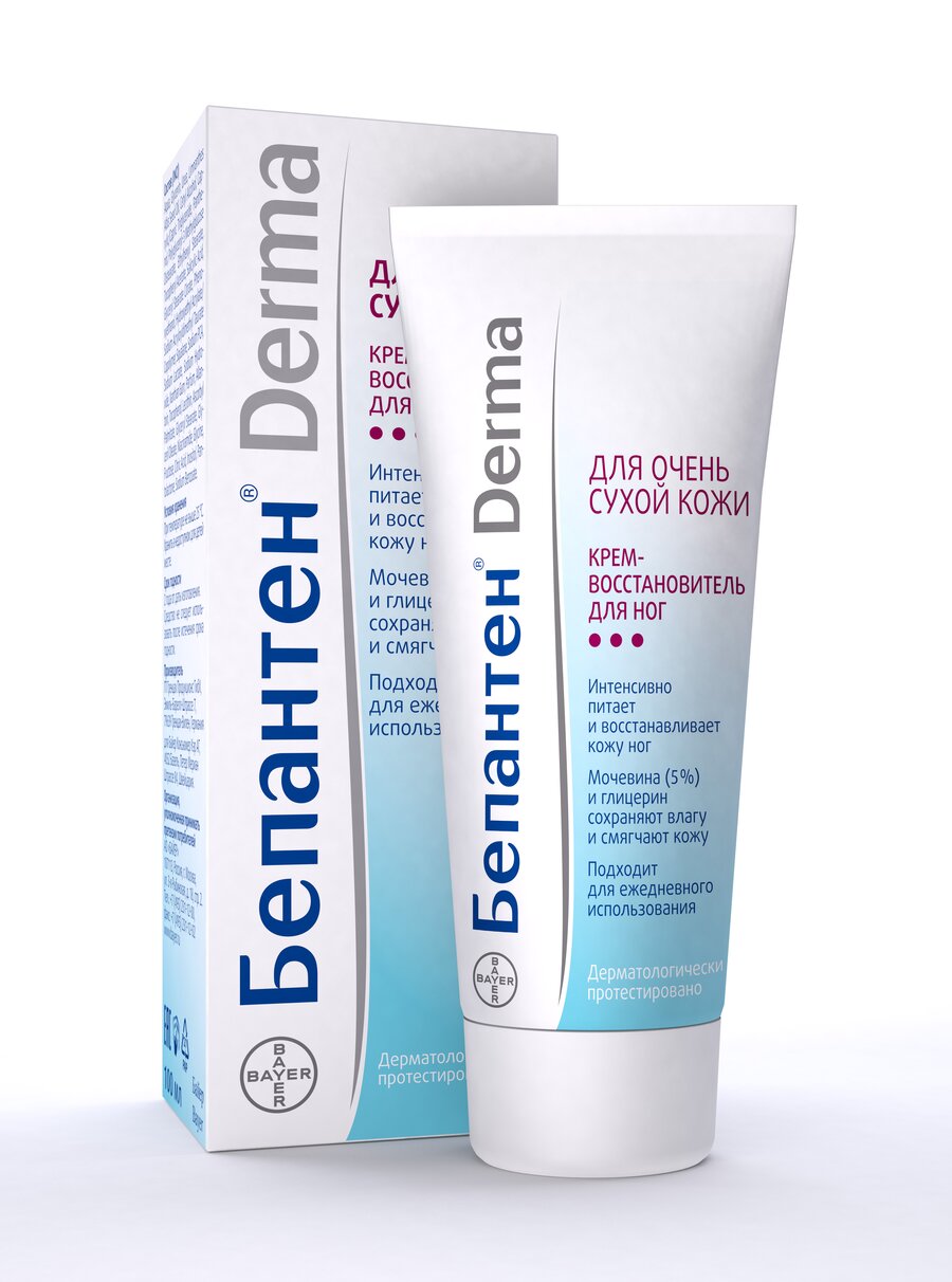 Бепантен Дерма Крем-восстановитель д/ног 100мл в Санкт-Петербурге и области