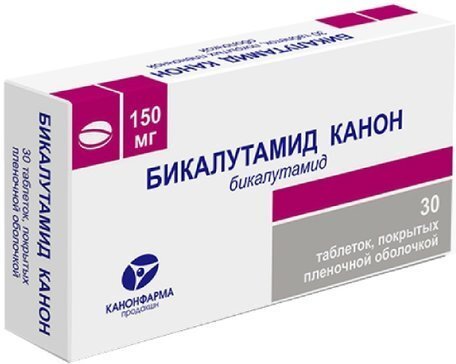 Бикалутамид Канон таб.п/о 0,15 №30 бикалутамид канон таблетки 50 мг 30 шт