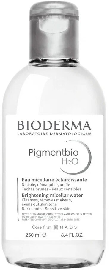 Биодерма Пигментбио вода мицелярная осветляющая/очищающая 250мл