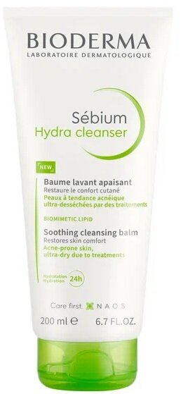 Биодерма Себиум Гидра бальзам успокаив. очищ. 200мл