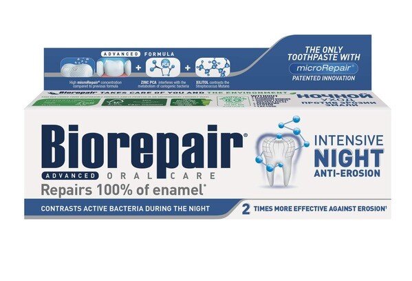 Биорепейр з/паста ночное восстановление 75мл