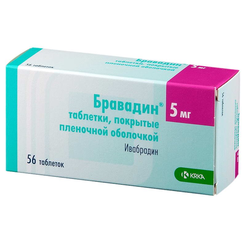 Бравадин таб п/о 5мг №56