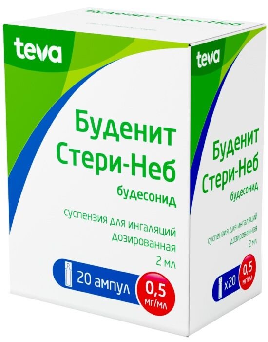Буденит Стери-Неб сусп. 0,5мг/мл 2мл №20 в Санкт-Петербурге и области