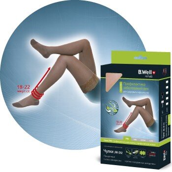 Би Велл чулки компрес. прозрач. JW-212 1кл. р.4 натуральный в Петрозаводске