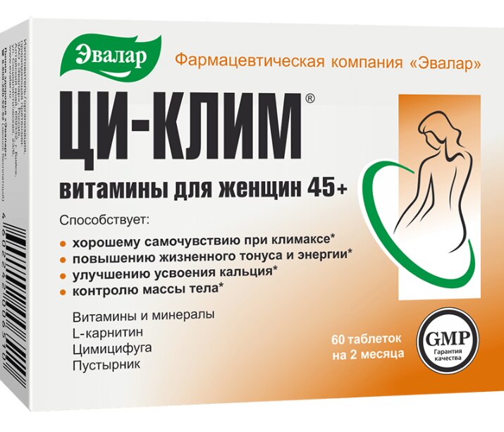 Ци-Клим Витамины д/женщин 45+ таб. №60