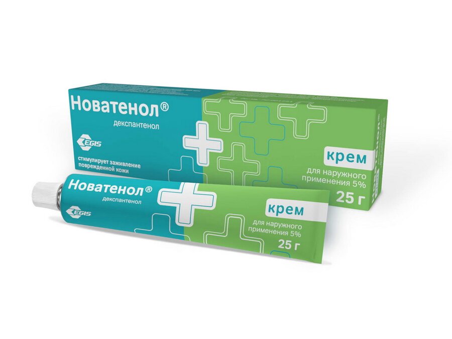 Д-Пантенол Новатенол Крем 5% 25г Купить В Интернет-Аптеке «Алоэ.