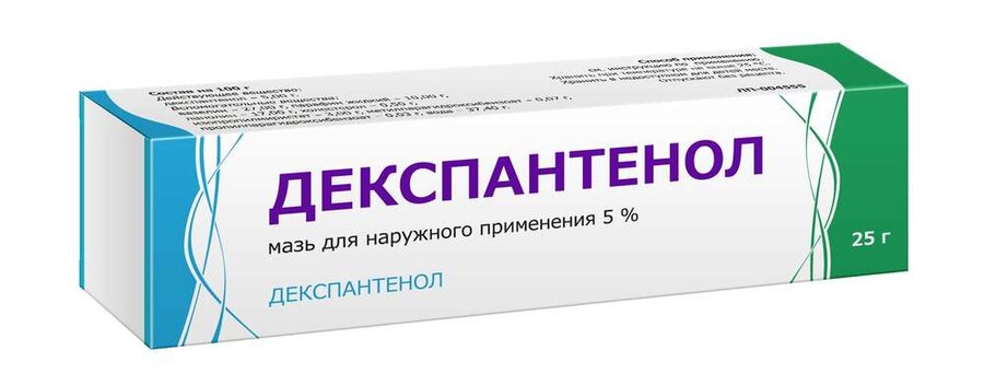 Декспантенол мазь 5% 25г в Телмана