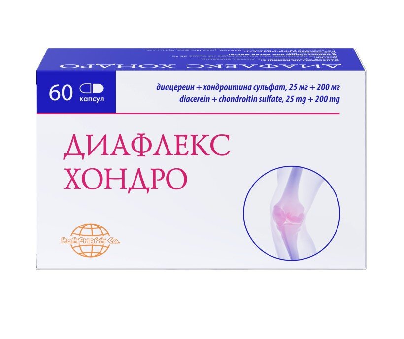 Диафлекс Хондро капс. 25 мг+200мг №60