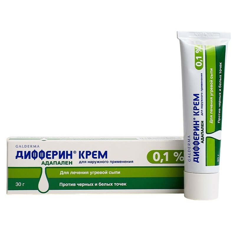 Дифферин крем 0.1% 30г в Медведово
