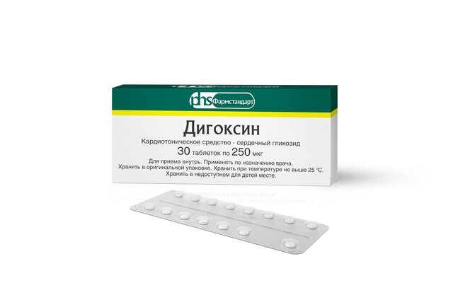 Дигоксин таб. 0,25мг №30 в Медведово
