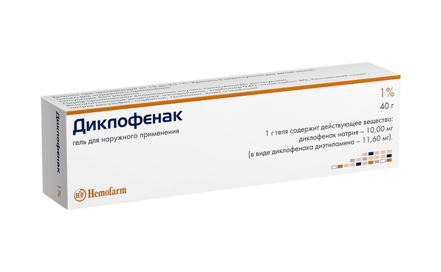 Диклофенак гель 1% 40г в Воронеже