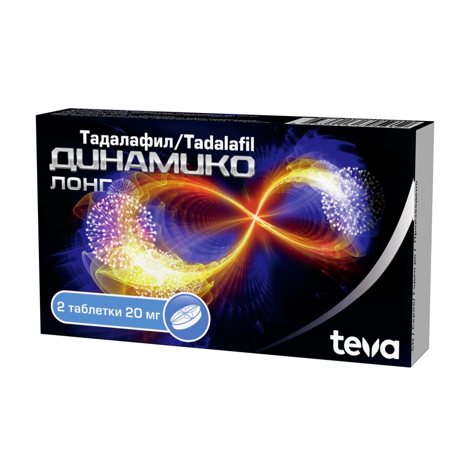 Динамико Лонг таб. п/о 20мг №2