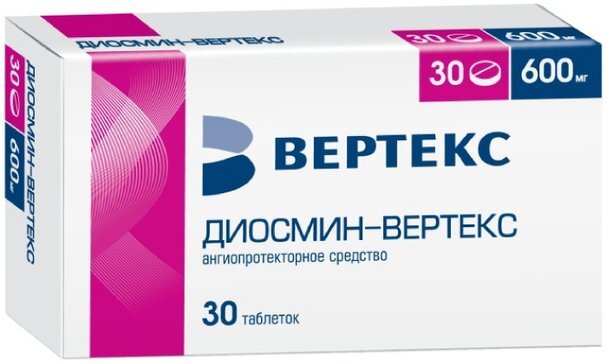 Диосмин-Вертекс таб. п/п/о 600мг №30 в Зеленоборском