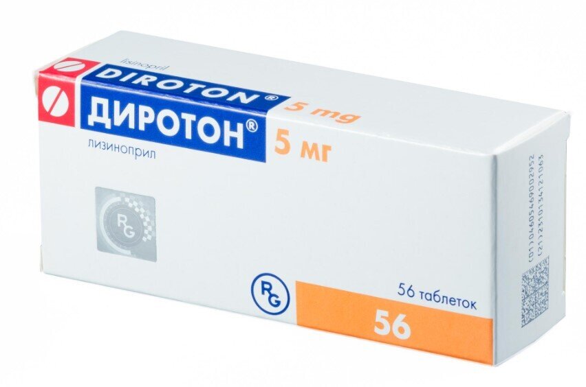 Диротон таб. 5мг №56 в Калуге