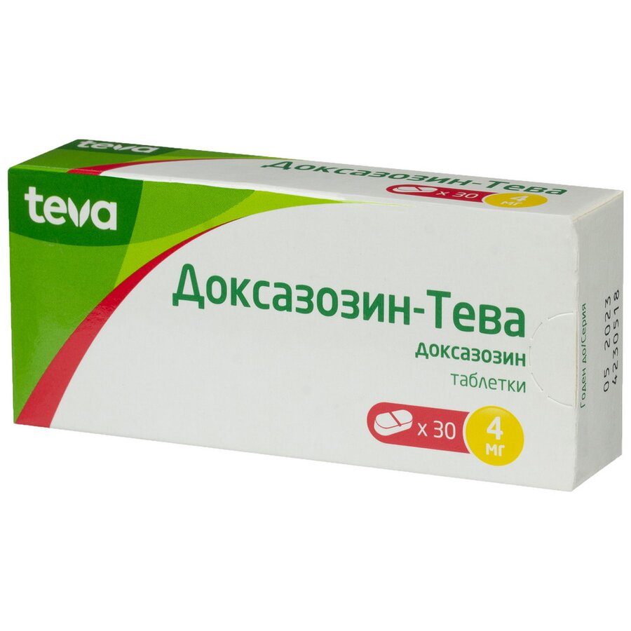 Доксазозин-Тева таб. 4мг №30