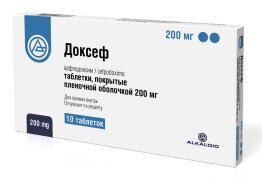 Доксеф таб. п/п/о 200мг №10 в Саратове