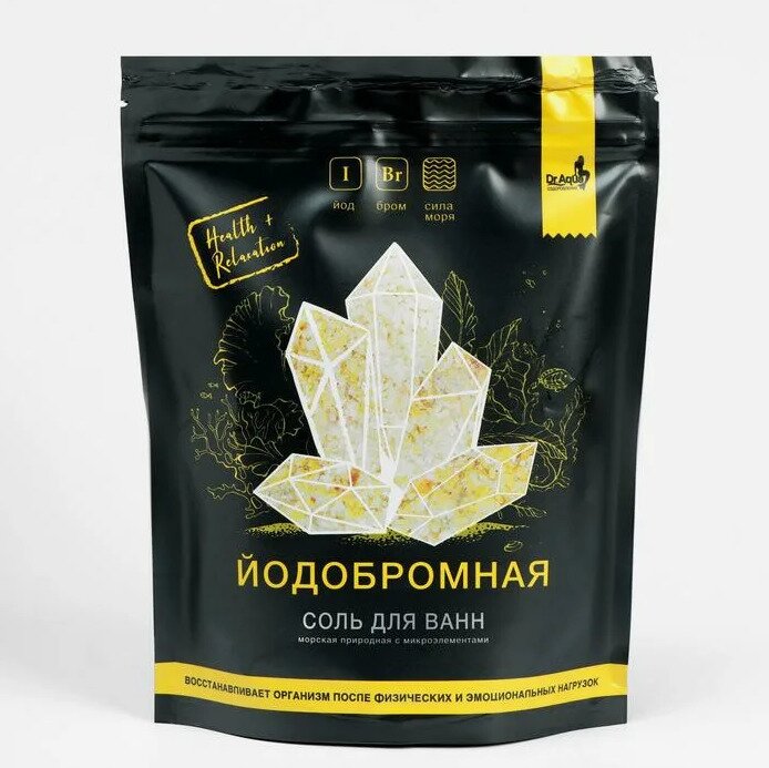 Доктор Аква соль д/ванн йодобромная 700г