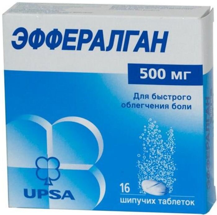 Эффералган таб. шип. 500мг №16 в Медведово