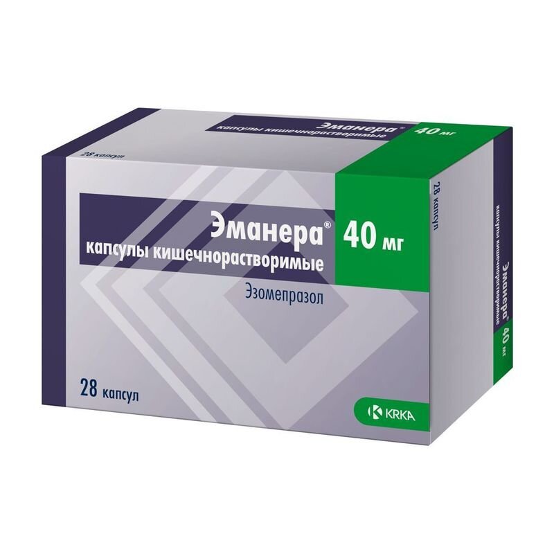 Эманера 40мг капс. №28 в Зеленоборском