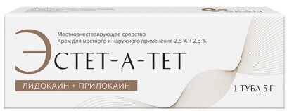 Эстет-а-тет крем д/мест. и наруж. прим. 5г №1