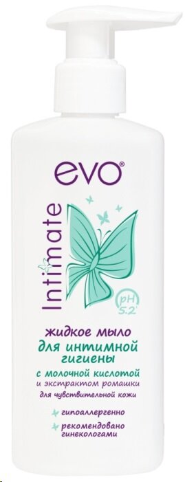 Эво Мыло жидкое д/интим гигиены Чувств.кожа с ромашкой 200мл