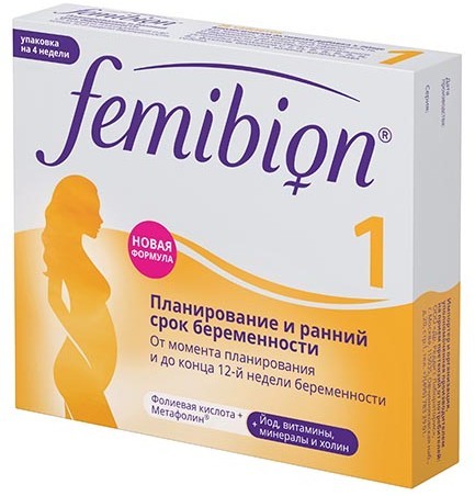 Фемибион 1 таб. п/п/о №28