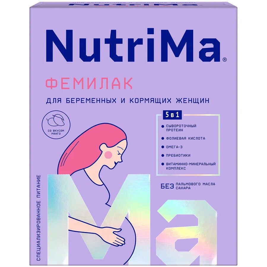 Фемилак Нутрима смесь д/беременных и кормящих Манго 350г