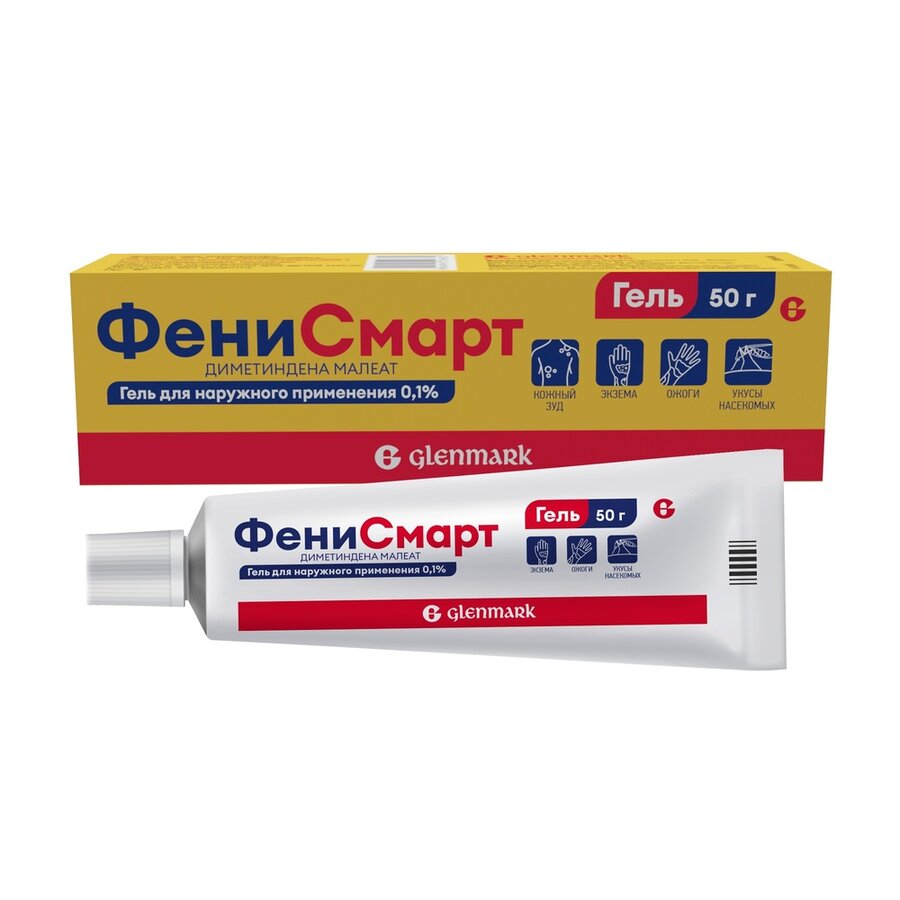 Фенисмарт гель д/наружн. прим. 0.1% 50г
