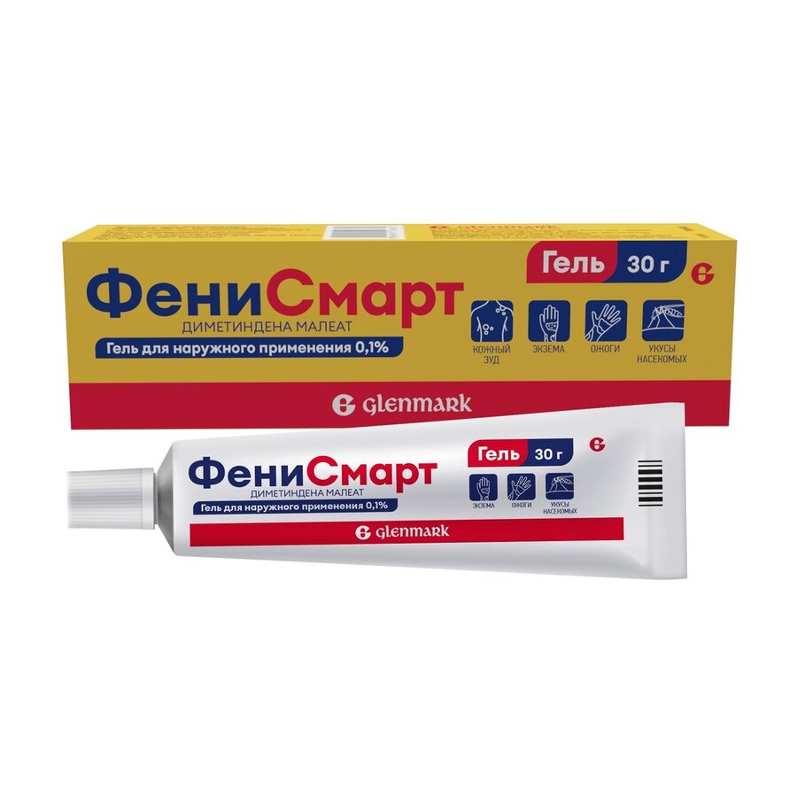 Фенисмарт гель д/наружн. прим. 0.1% 30г