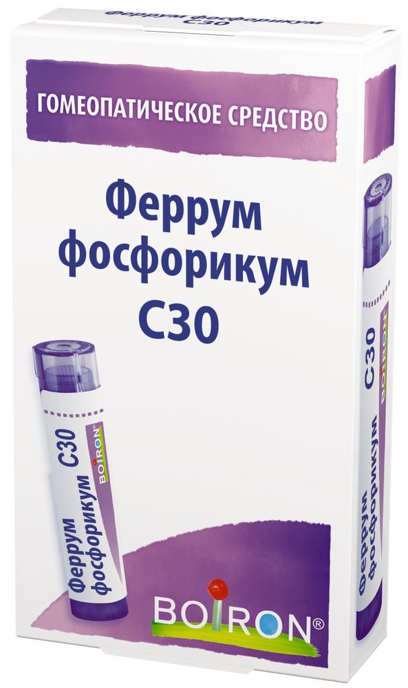 Феррум фосфорикум C30 гранулы гомеопатич. 4г