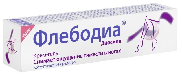 Флебодиа крем-гель д/ног 100мл