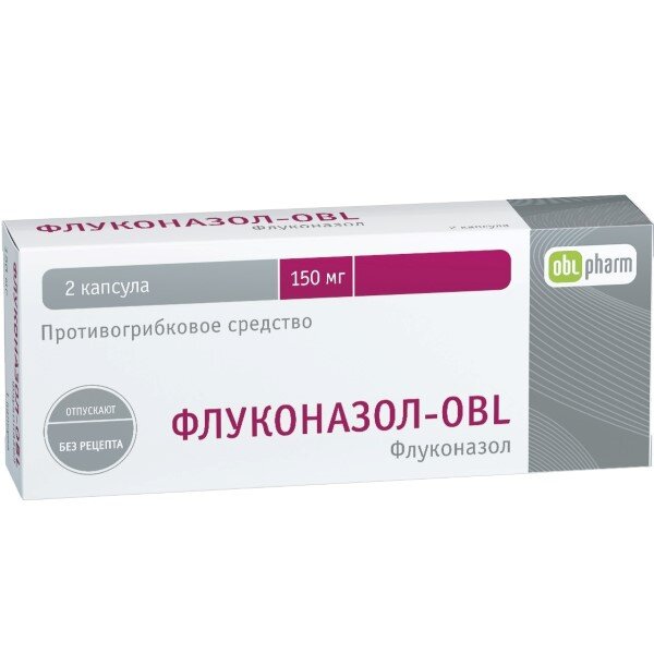 Флуконазол-OBL капс. 150мг №2