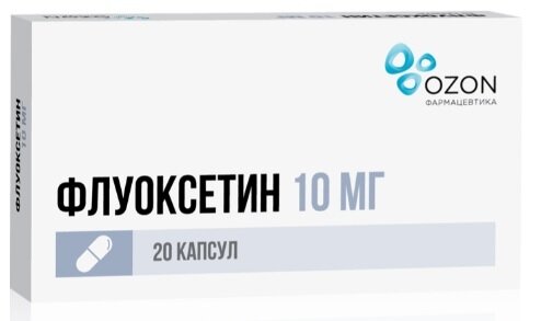 ФЛУОКСЕТИН-ОЗОН КАПС. 10МГ N20 в Санкт-Петербурге и области