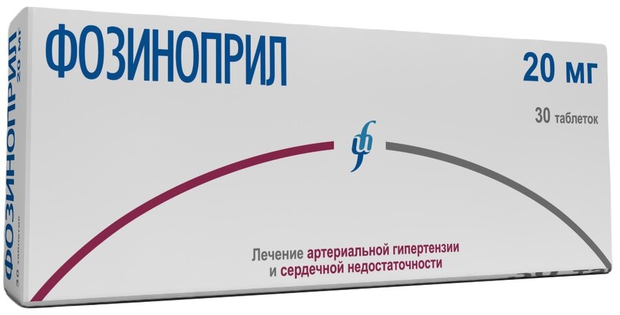 Фозиноприл табл 20мг №30 в Шушарах
