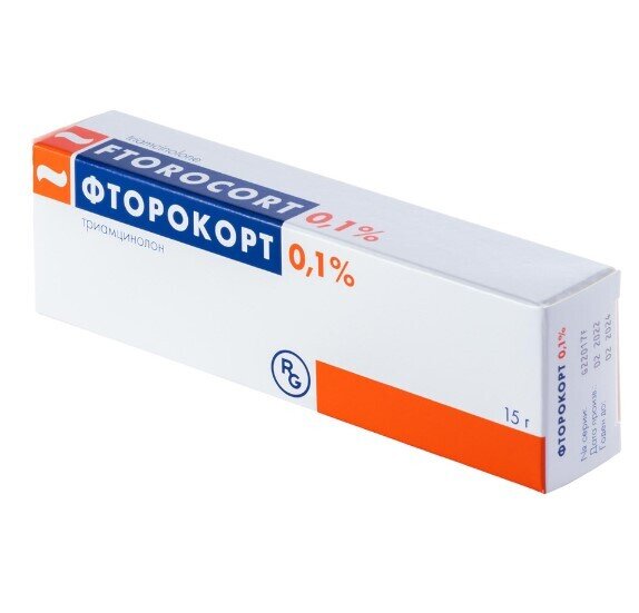 Фторокорт мазь 0.1% 15г в Шушарах
