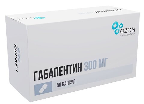 Габапентин капс. 300мг №50 в Видном