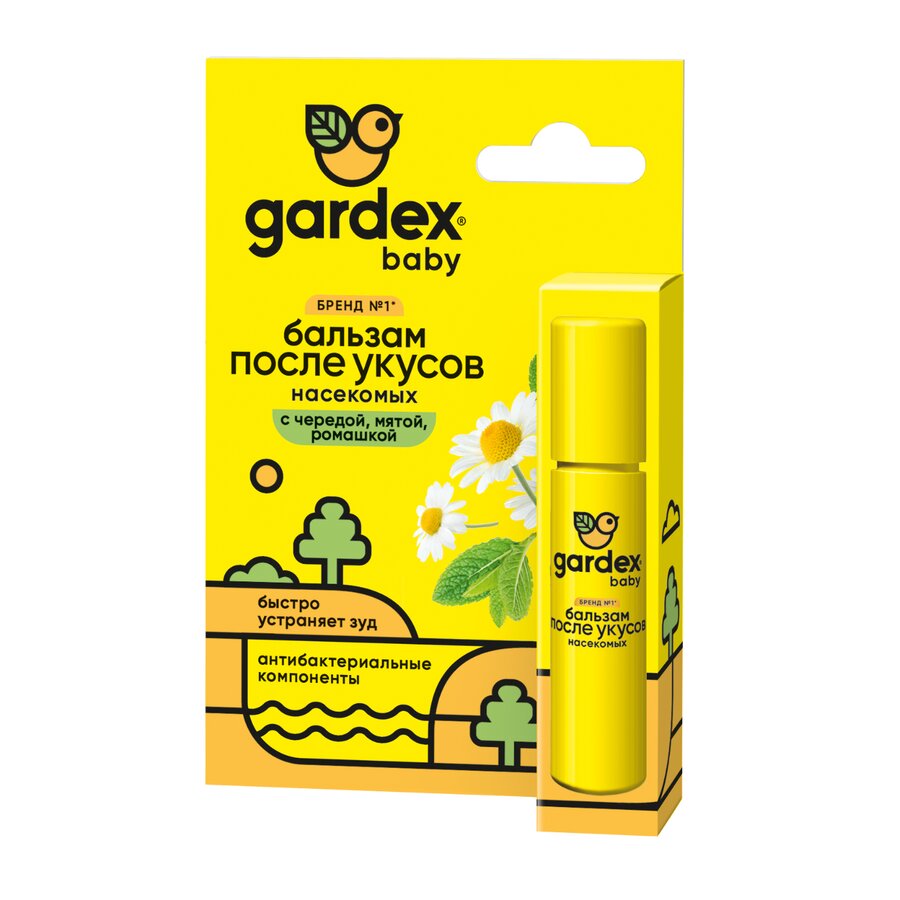 Гардекс Беби бальзам-стик после укусов 7мл