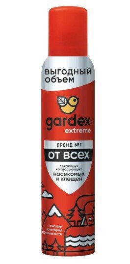 Гардекс Экстрим аэрозоль от насекомых и клещей 200мл