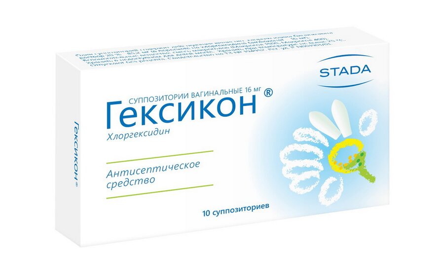 Гексикон супп. ваг. 16мг №10
