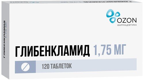 Глибенкламид таб. 1,75мг №120 в Барнауле