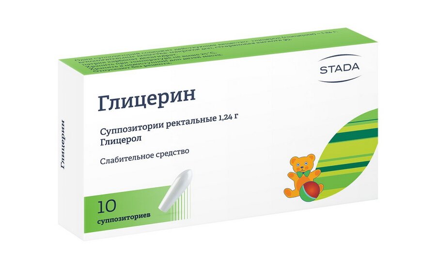 Глицерин супп. рект. 1.24г №10