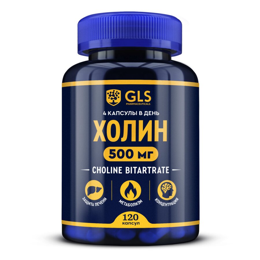 ГЛС Холин капс. №120
