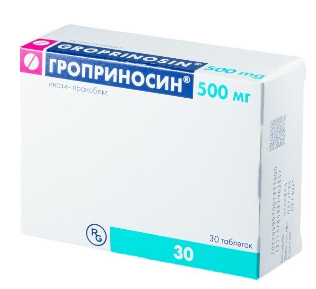 Гроприносин таб. 500мг №30 в Медведово